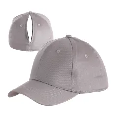 Cap With Hair Extensions Automatic Magnetic Cap Sports Cap - Grey - View 1
