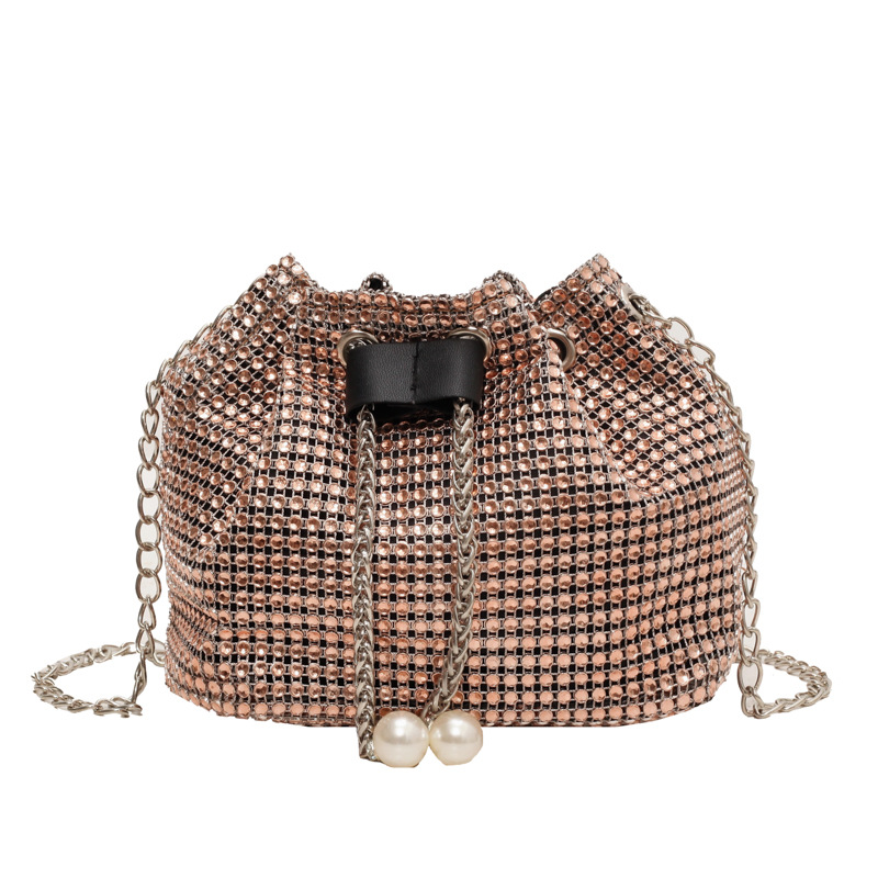 Women's Crossbody Rhinestone Bucket Bag — foto 6