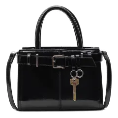 Women's Fashionable Casual Large-Capacity Crossbody Bag For Outings - Black - View 1