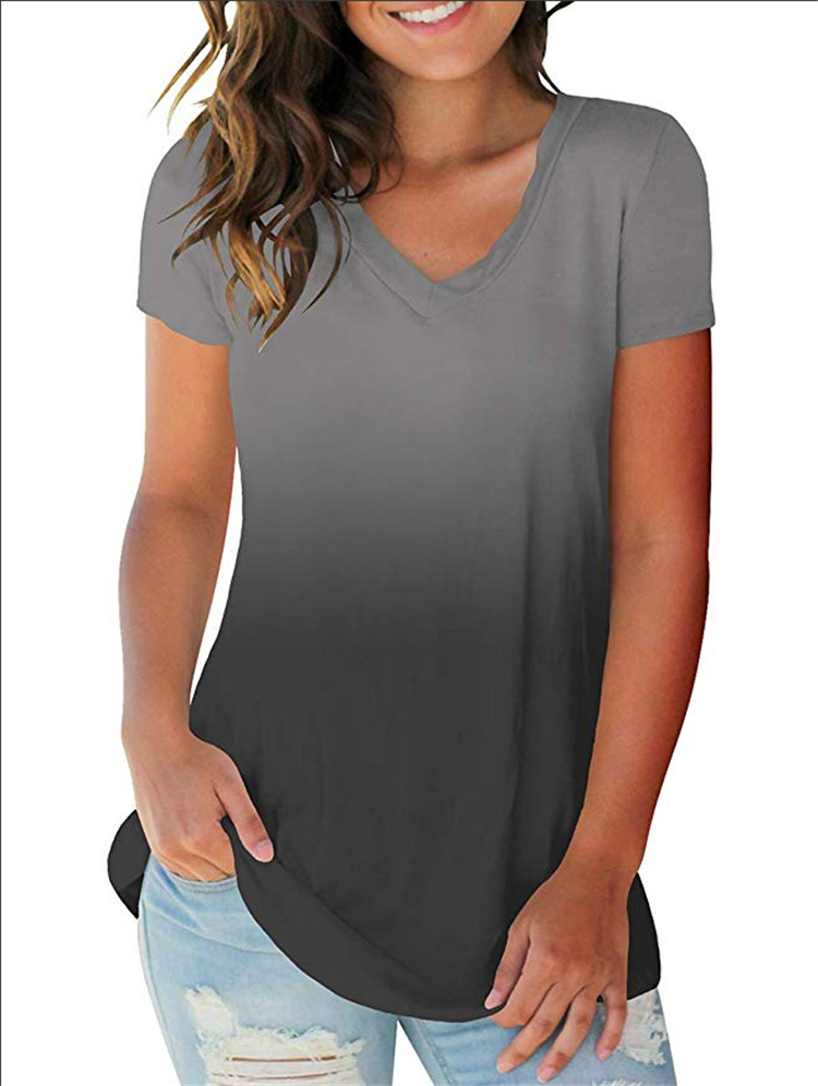 Title 9, Gradient V-neck short sleeve