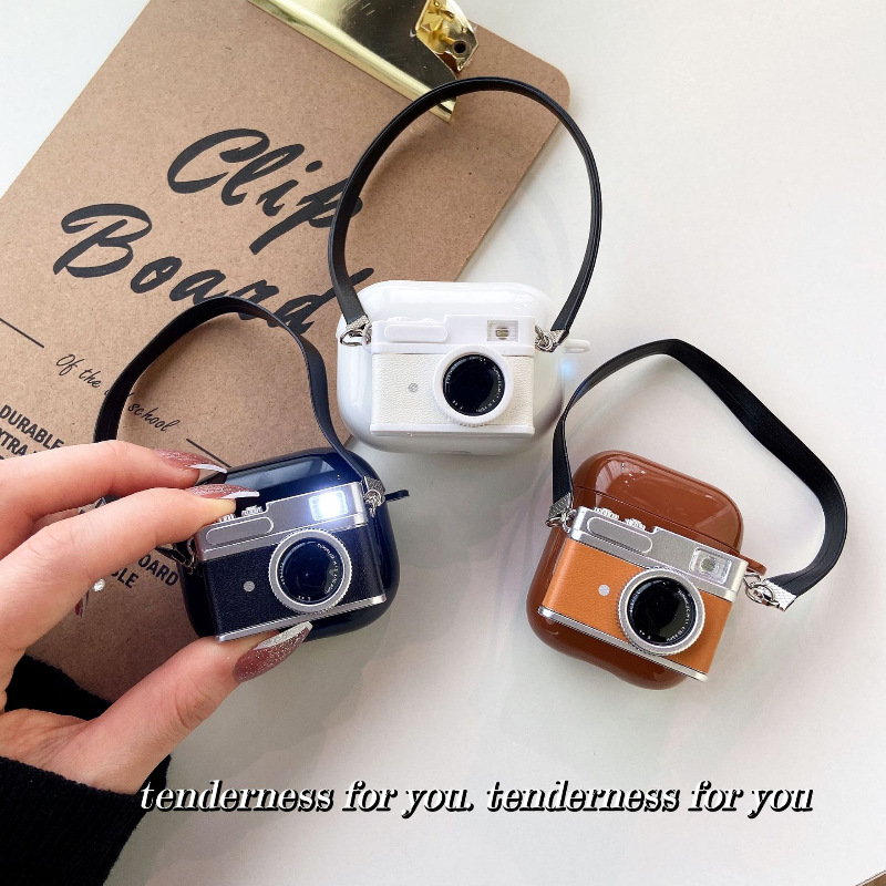 Funda Protectora para Audífonos con Patrón de Cuero Antiguo Luminoso - imagen 1