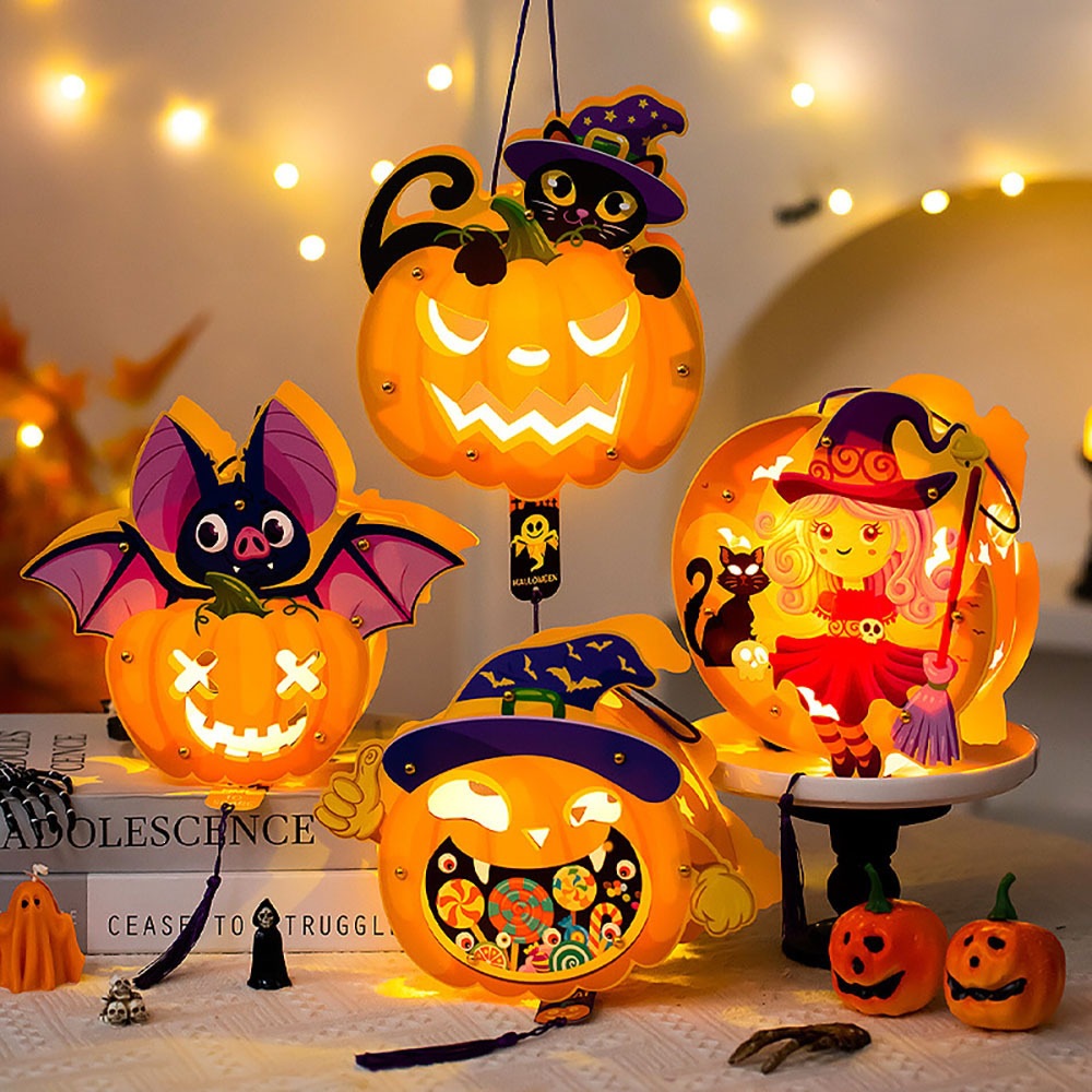 Halloween Gift Handmade Diy Luminous Portable Lantern