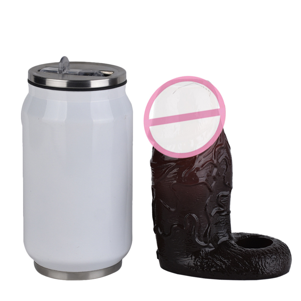 S8110 New Men's Soft Simulation Exotic Condom Silicone Dildos 3