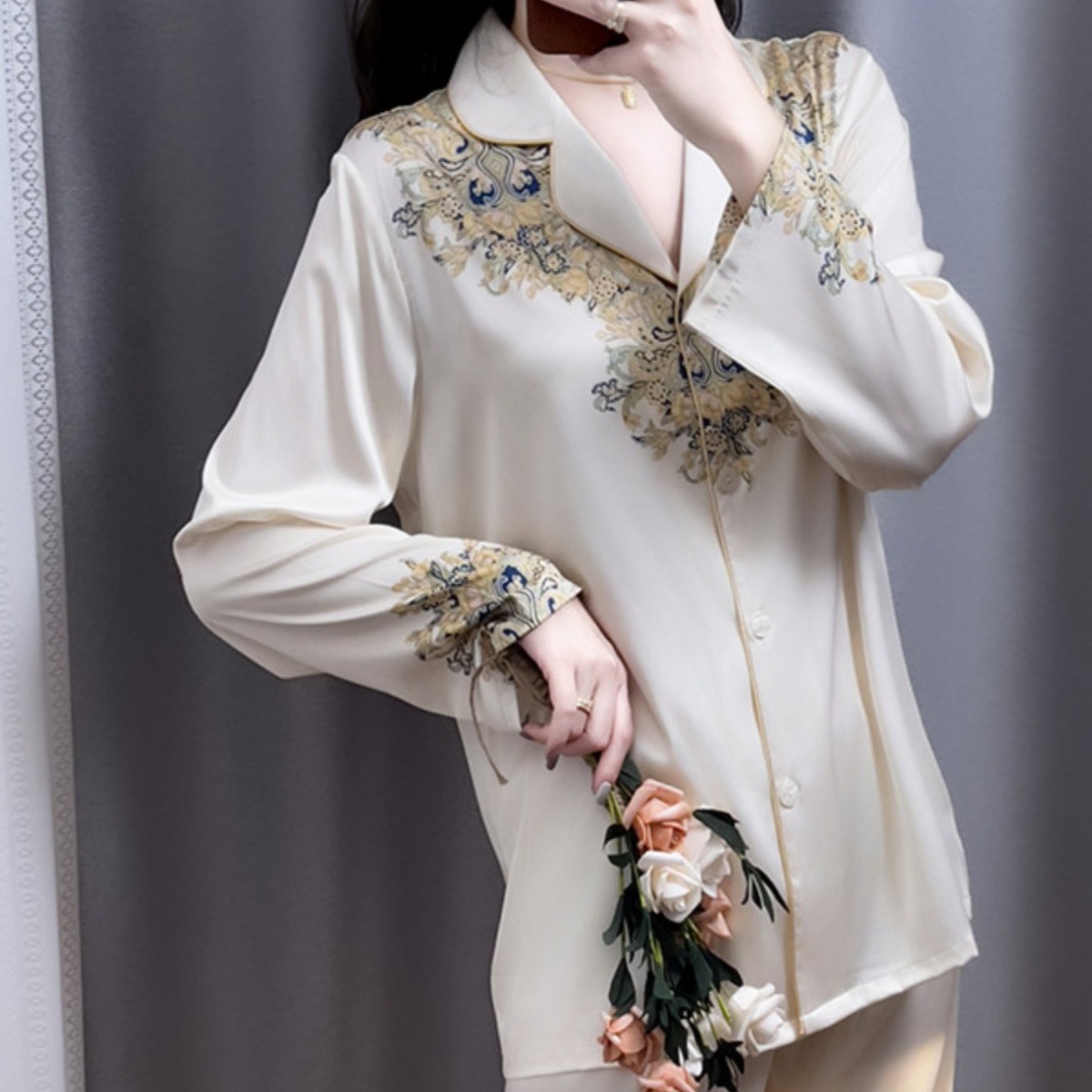 Spring And Autumn Long Sleeve Pants Suitable For Daily Wear