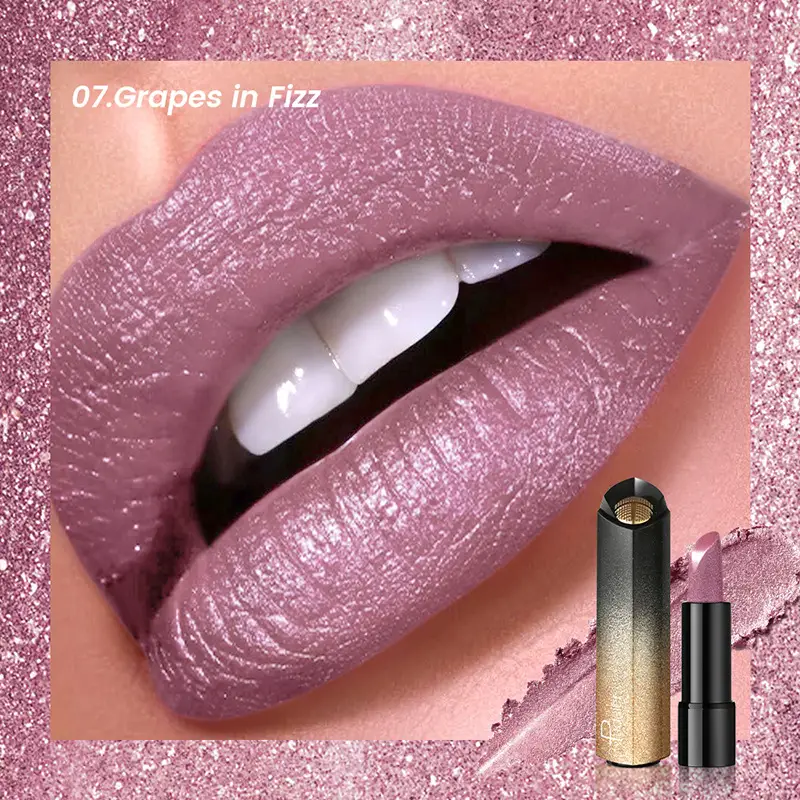 Waterproof Long-lasting Fine-shimmer Lip Glaze