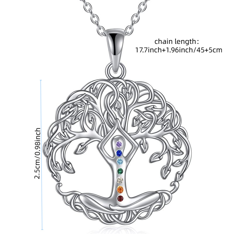 Women's Casual All-match Necklace Crystal Pendant Necklace