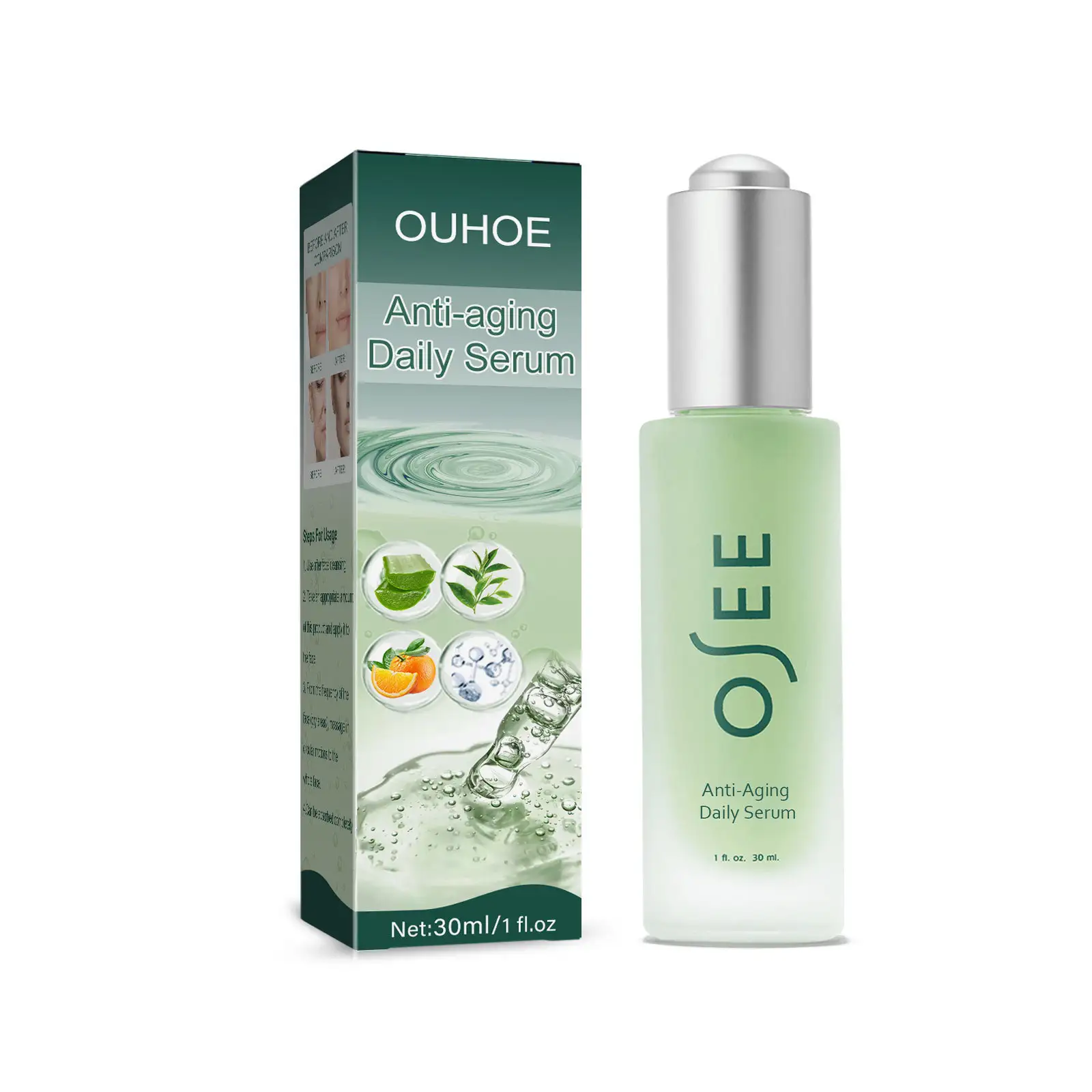 OUHOE Deep Hydrating Serum Gently Nourishes And Moisturizes The Eye Area