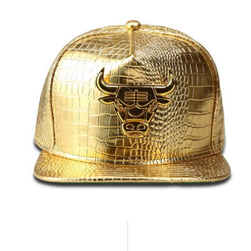 Men's PU Leather Hip-hop Baseball Cap — foto 15