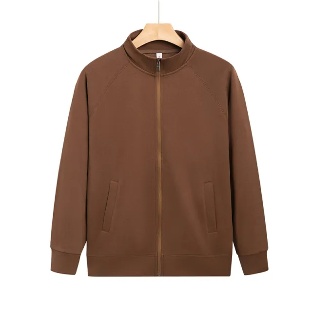 Zipper Chenille Cotton Men's And Women's Coats Brown - Shop at LoveMi