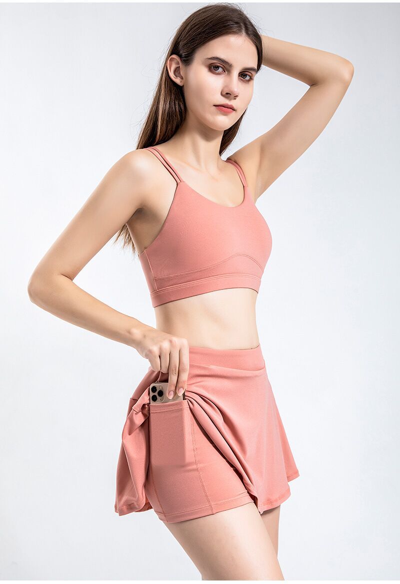 Title 17, New Style Yoga Pocket Culottes Womens Anti-gla...