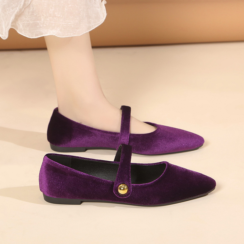 Faux Suede Mary Jane Pumps, picture 4 of 5