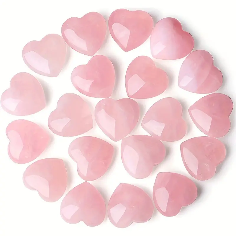 Preferred Bulk 2CM Natural Heart Love Stone