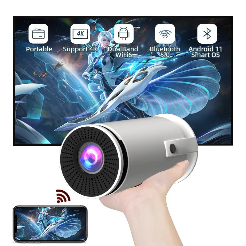 Barrel Machine Hy300 Smart AnzhuoHD Projection Screen