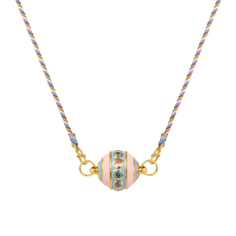 Fashion Color Tarot Simple Drop Oil Zircon Pendant Necklace