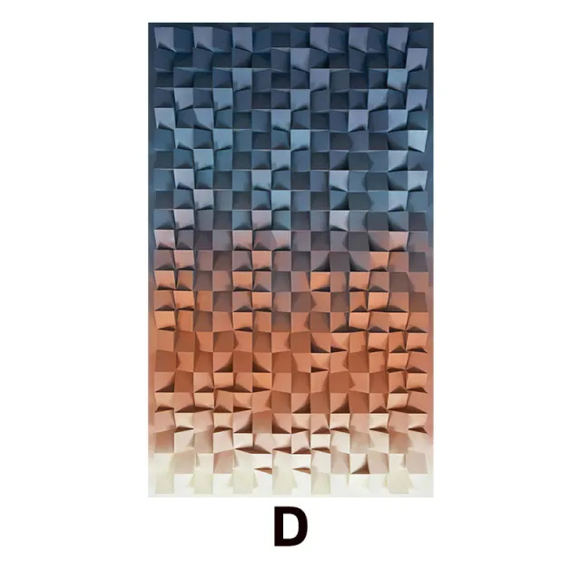 Modern Light Luxury Living Room Decorative Painting Colored Geometric Blocks D Style - Shop at LoveMi