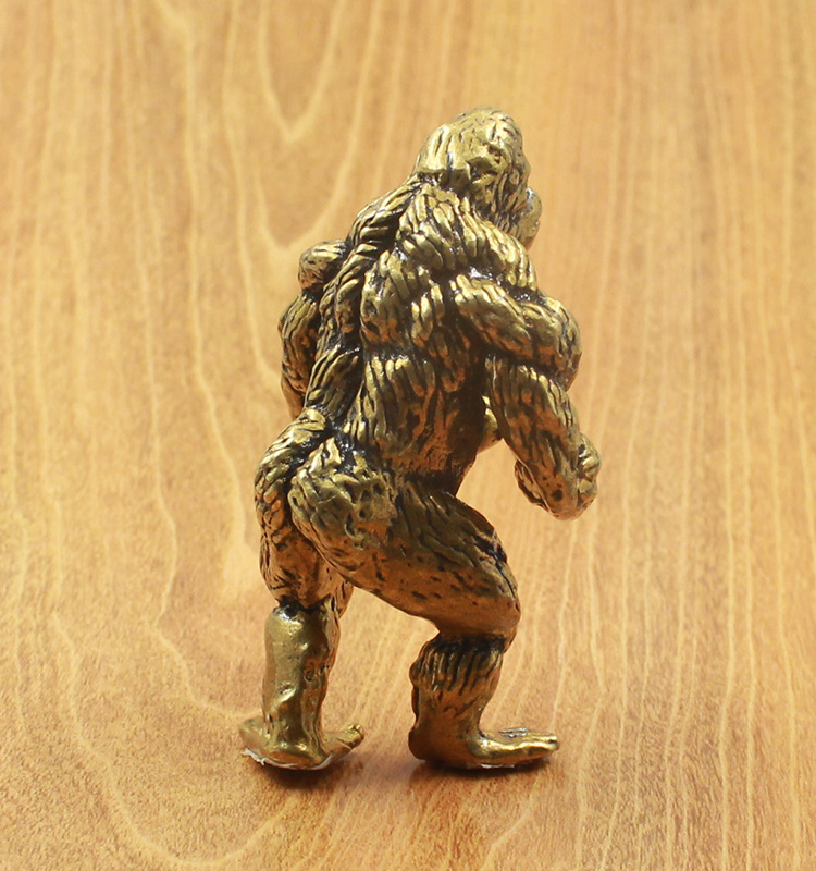 Title 2, Brass Diamond Fitness Orangutan Carving Hallway...