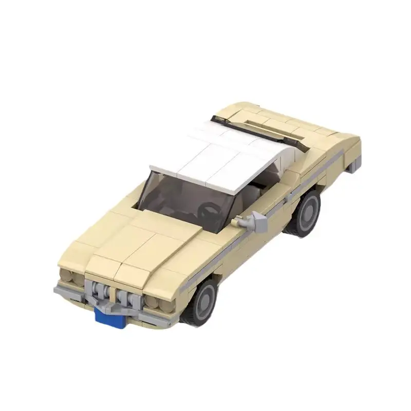 MOC-87354 Movie Unit Blocks On Wheels Assembled Model Boy