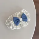 Oval Bow Barrettes