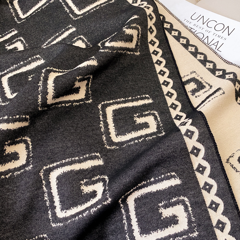 Warm Cashmere-like Thick Shawl Long Wild Scarf - Image 5