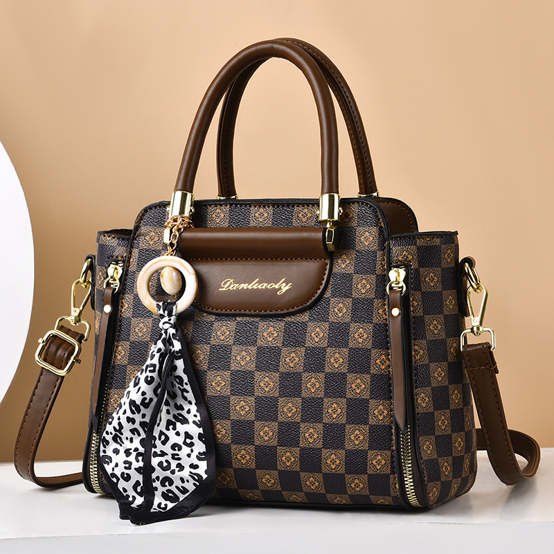 Versatile One Shoulder Crossbody Bag Brown - Shop at LoveMi