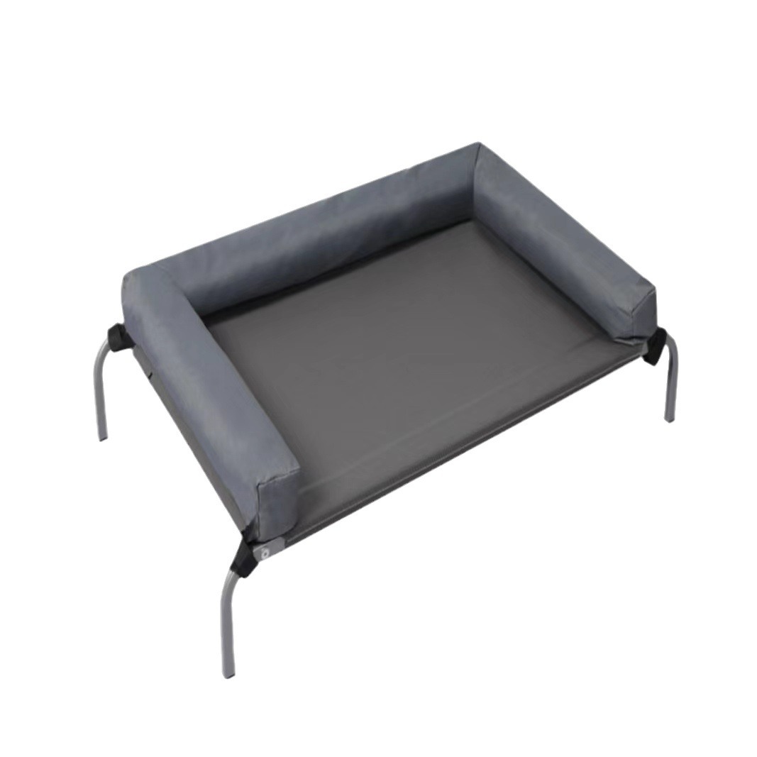 Foldable Moisture-Resistant Dog Bed With Raised Edges Pet Bed That Is Detachable And Washable