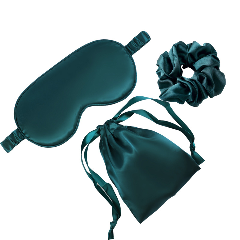 Womens Eye Mask Pouch And Headband Set