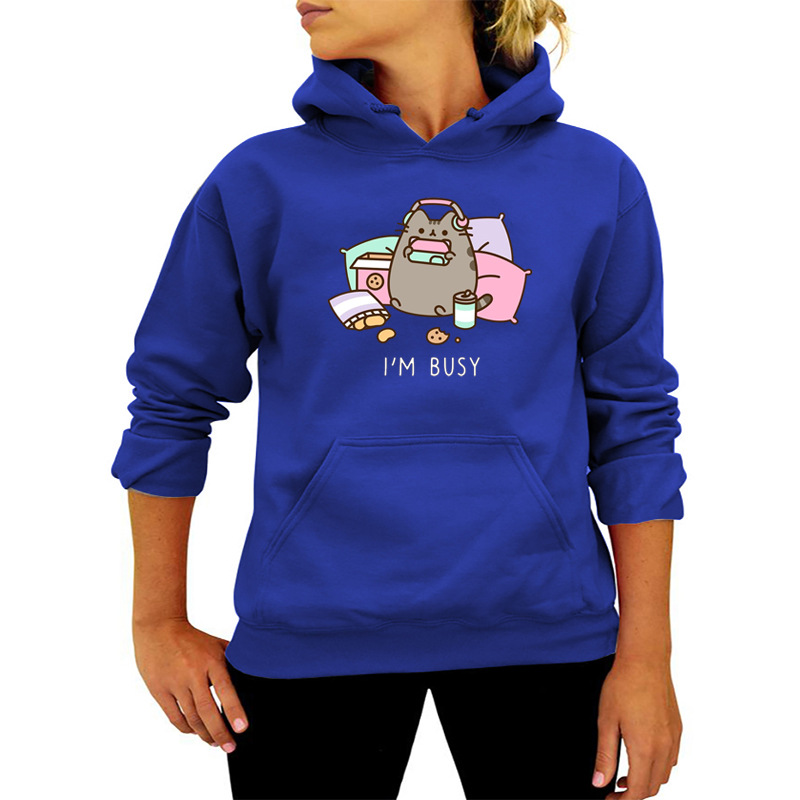 Cartoon Pattern Printed Hoodie European And American Autumn And Winter Leisure