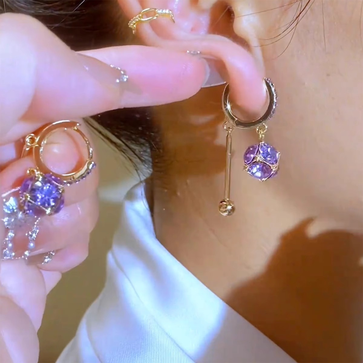 Elegant High-grade Light Luxury Earrings For Women