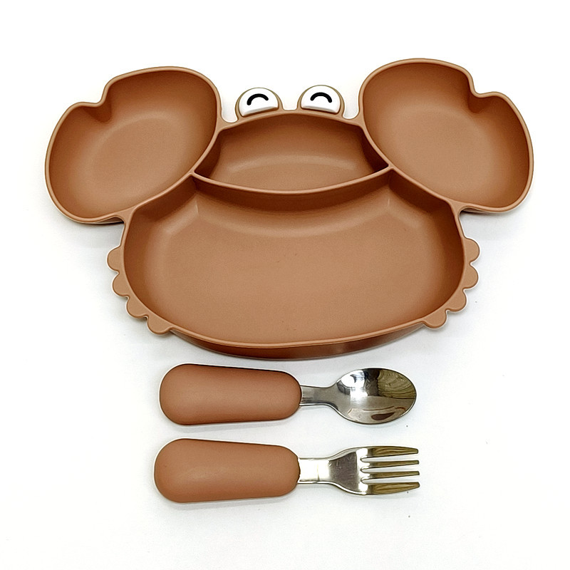 All-in-one Compartmented Feeding Tray For Baby Food