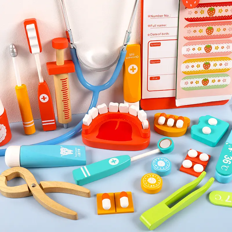 Children's Simulation Play House Doctor Toy Suit
