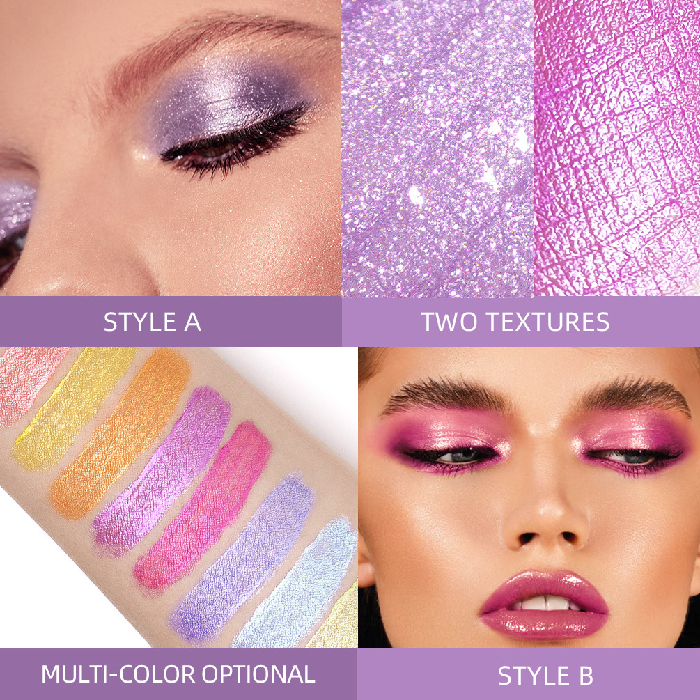 QIBEST Diamond Eyeshadow Liquid Pearlescent Highlighter