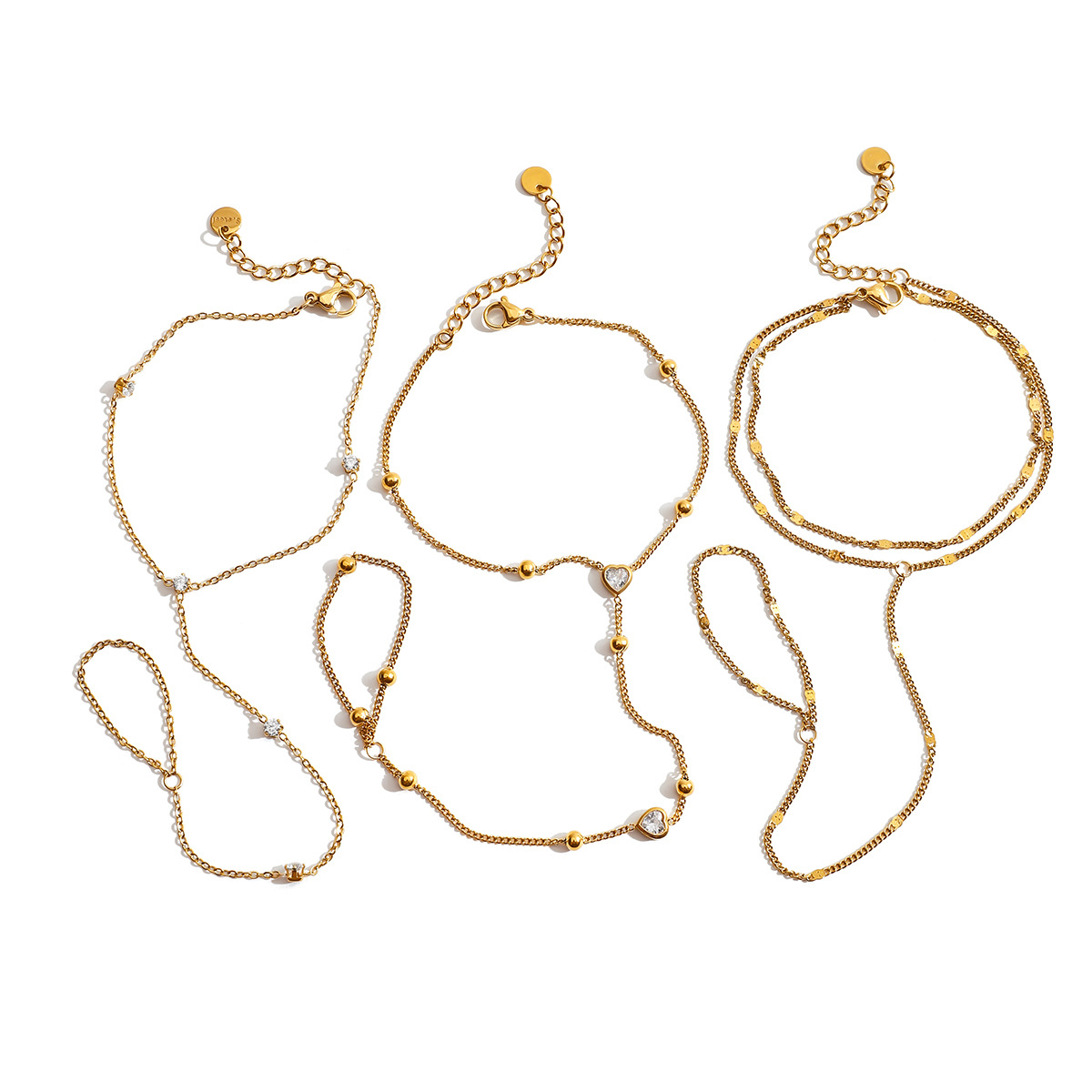 Stainless Steel Bracelet With A Light-luxury High-end Feelmade From Titanium Steel