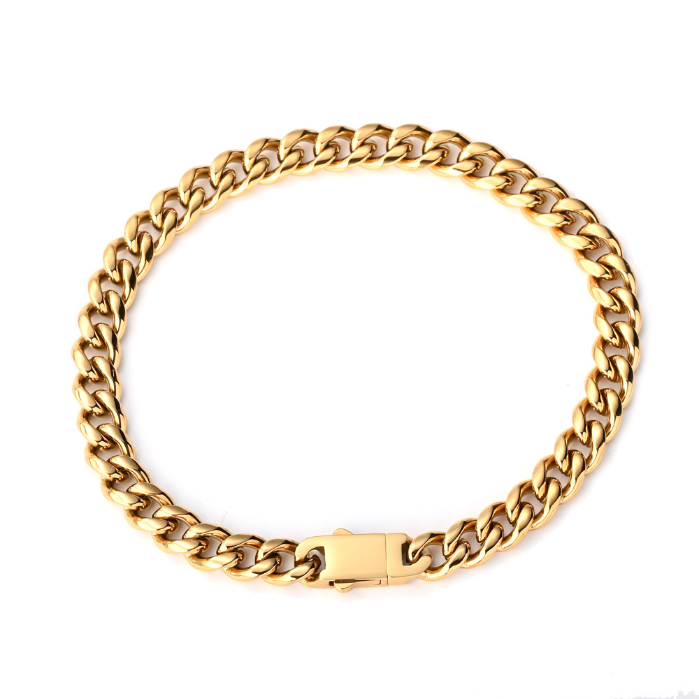 Stainless Steel Mens Punk Casual Bracelet