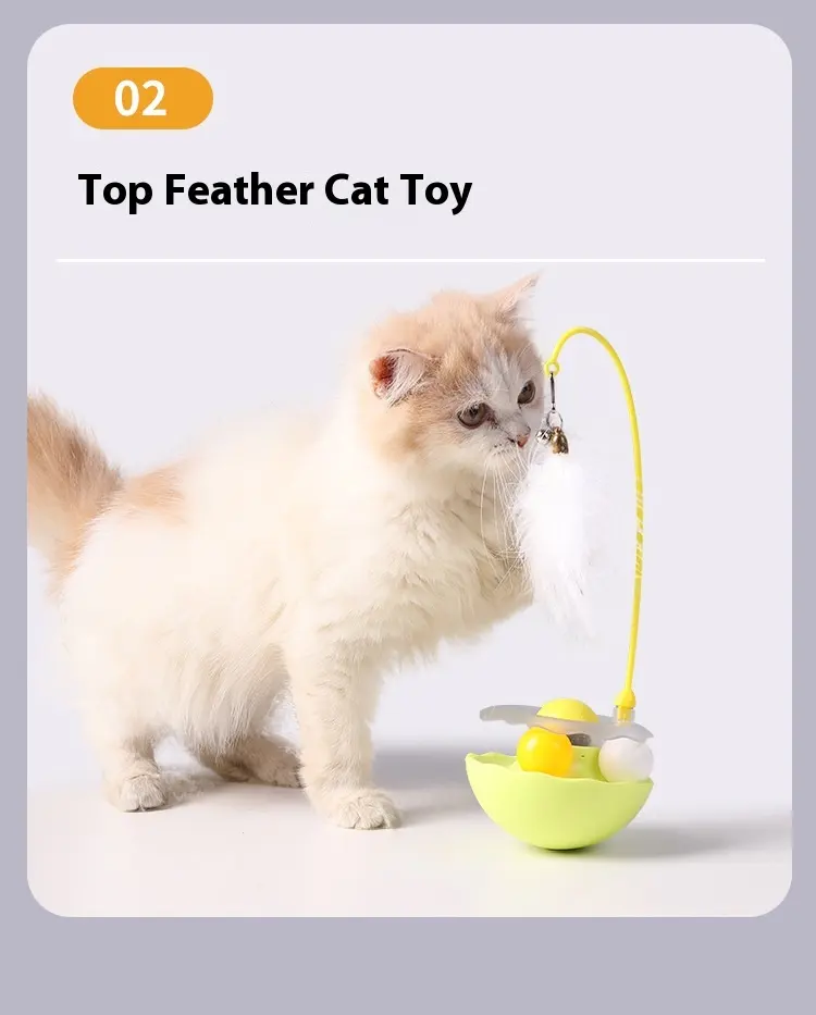 Cat Interactive Toy Funny Tumbler Kitten Exercise