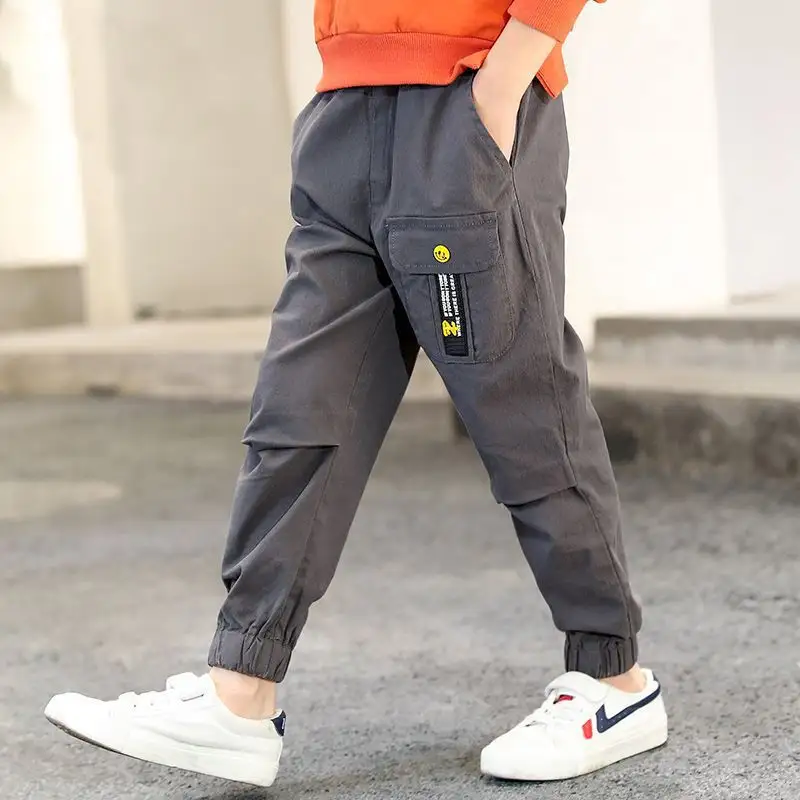 Boys' Casual Pants Spring And Autumn
