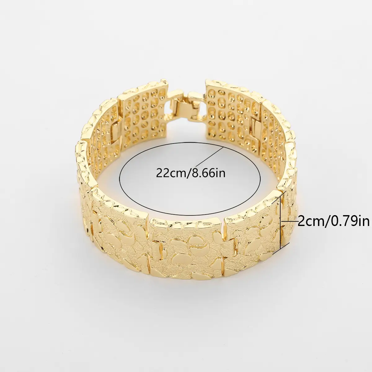 Hip Hop Extra Wide Tank Personalized Bracelet