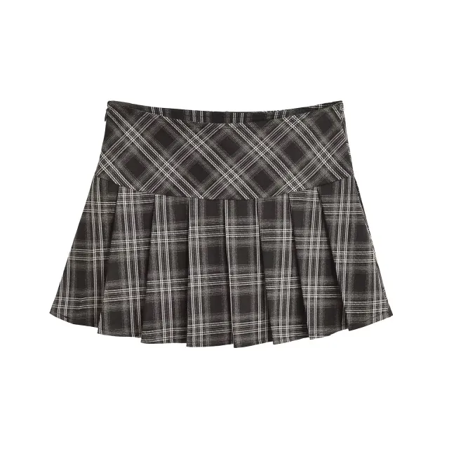 Mini Pleated Skirt Women's European And American Style Black - Shop at LoveMi