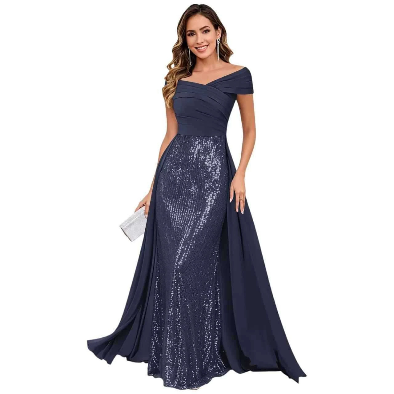 Fishtail Dress Wedding Banquet Formal Occasion