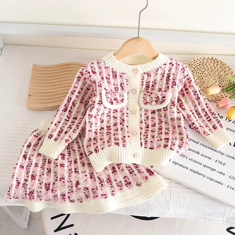 Children's Sweater Loop Thread Three Color Set