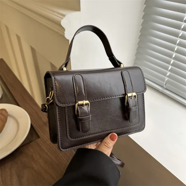 Crossbody Bag High grade Shoulder Handbag Brown - Shop at LoveMi