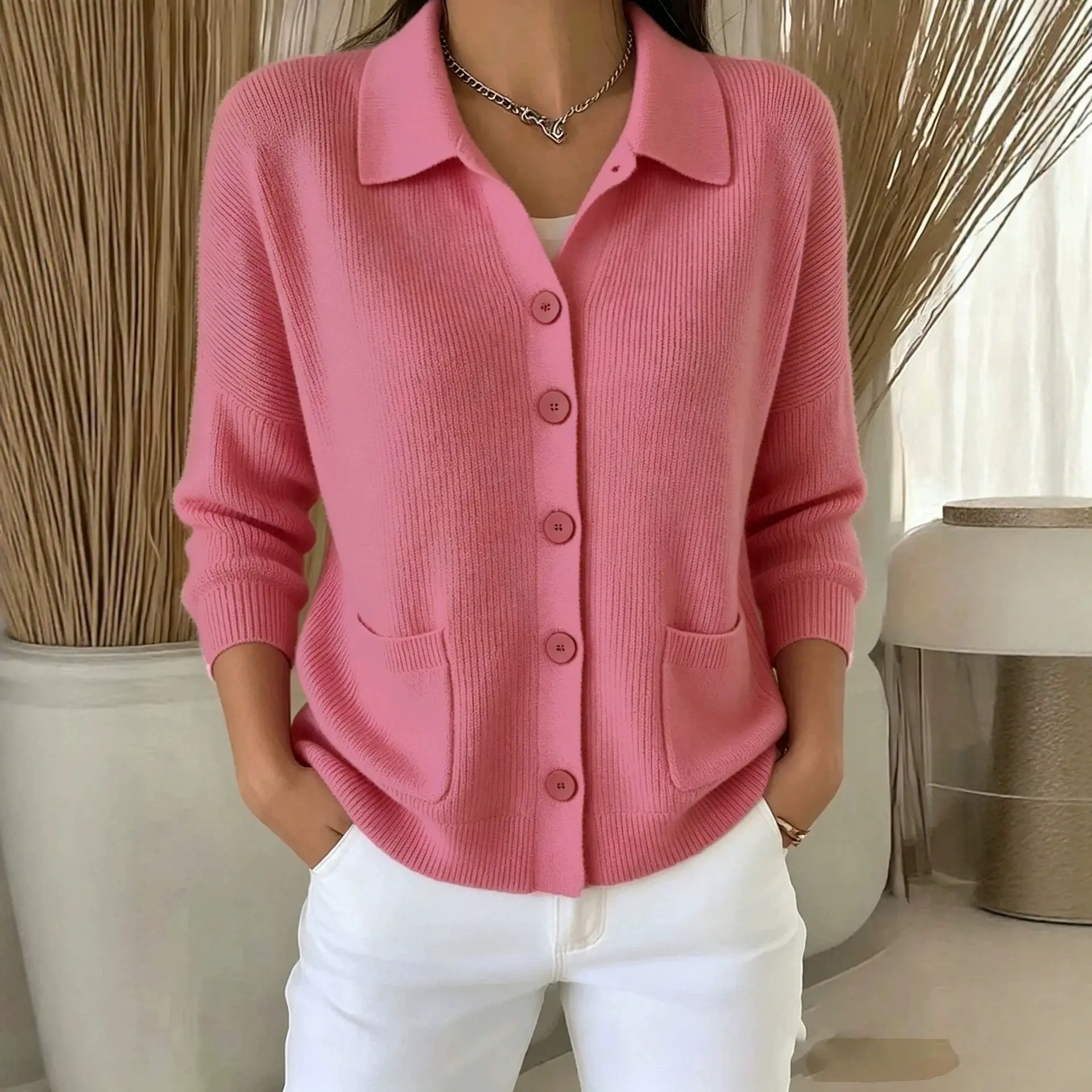 Casual Fashion Knitted Cardigan