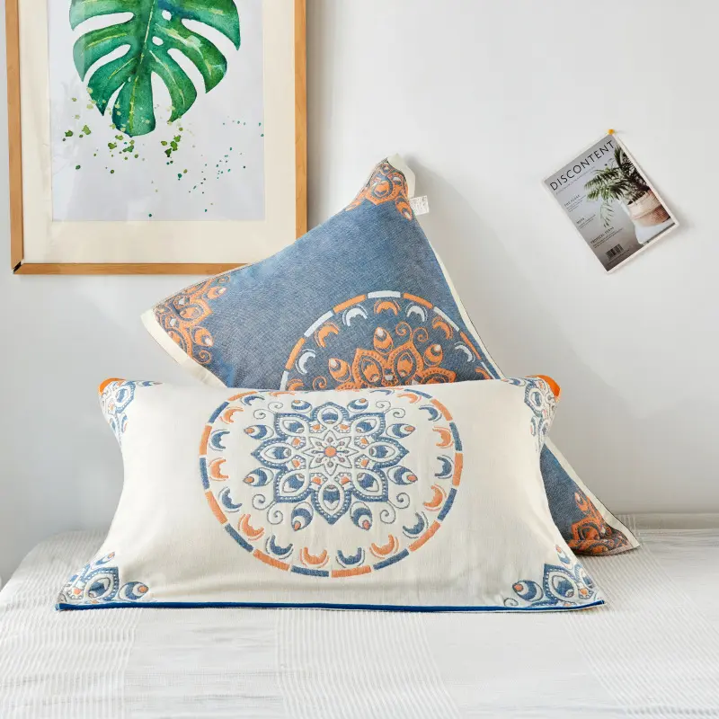 Four-layer Gauze Pillowcase For Adults Pure Cotton