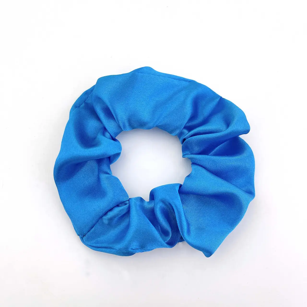 Solid Color Large Intestine Hair Ring Flower Hair Band Hair Accessories Rubber