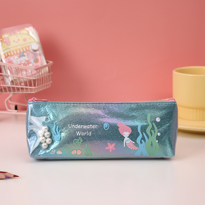 Mermaid Pencil Case Blue