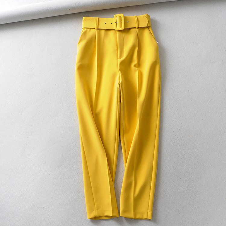 Title 9, Multicolor pleated harem pants with solid color...