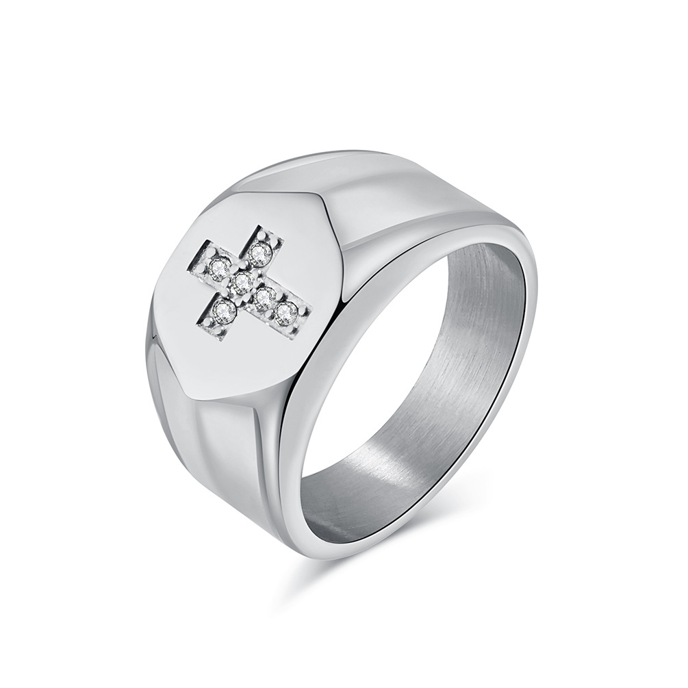 Stainless Steel Cross Ring, picture 5 of 5