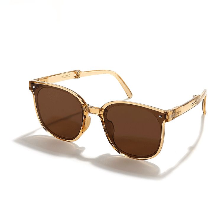 Fashionable Retro Sun Protection Folding Sunglasses - Image 2