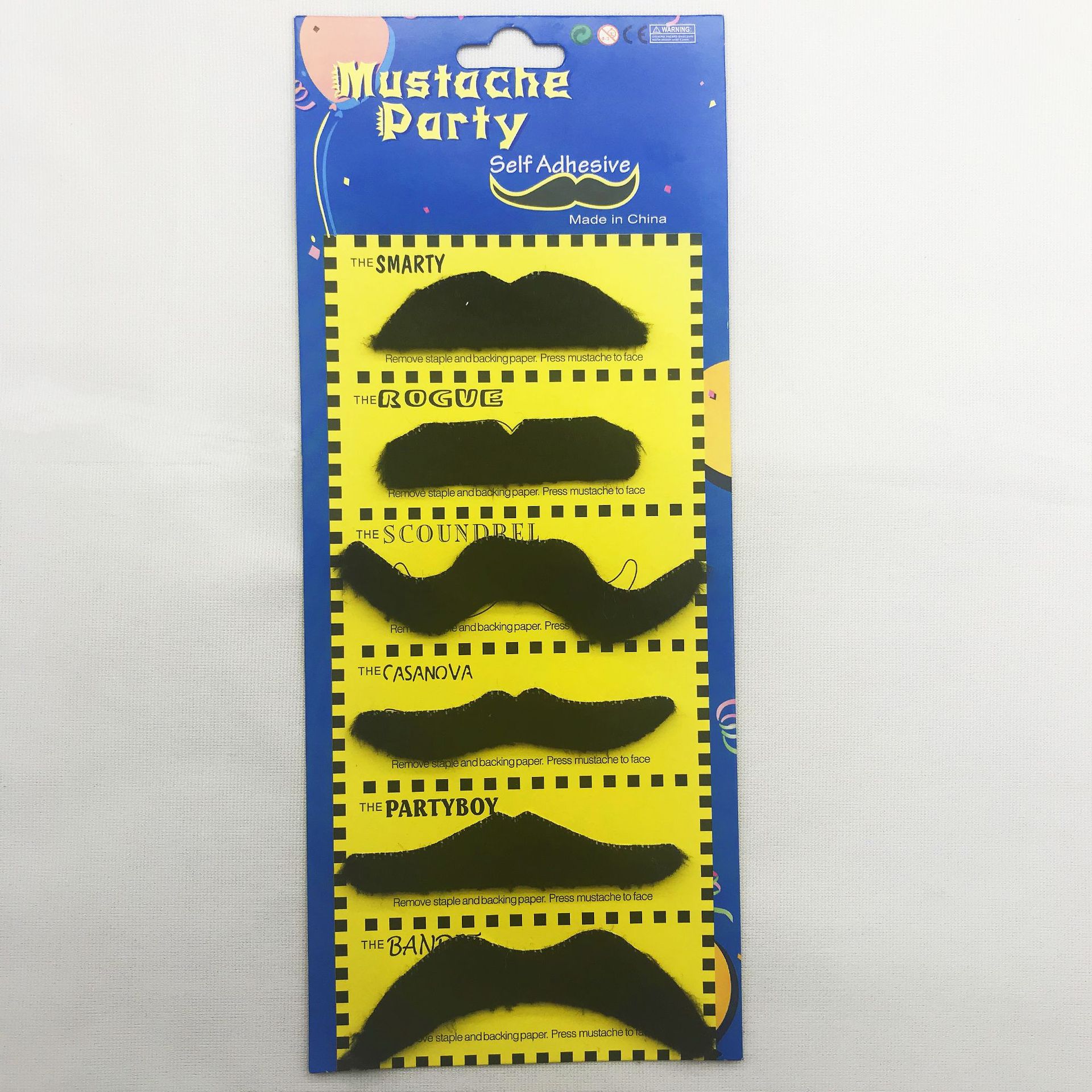 6 Card Beard Black