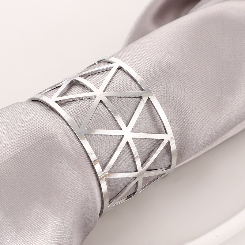 Prismatic Napkin Ring Non-package Napkin Ring (Rose Gold)