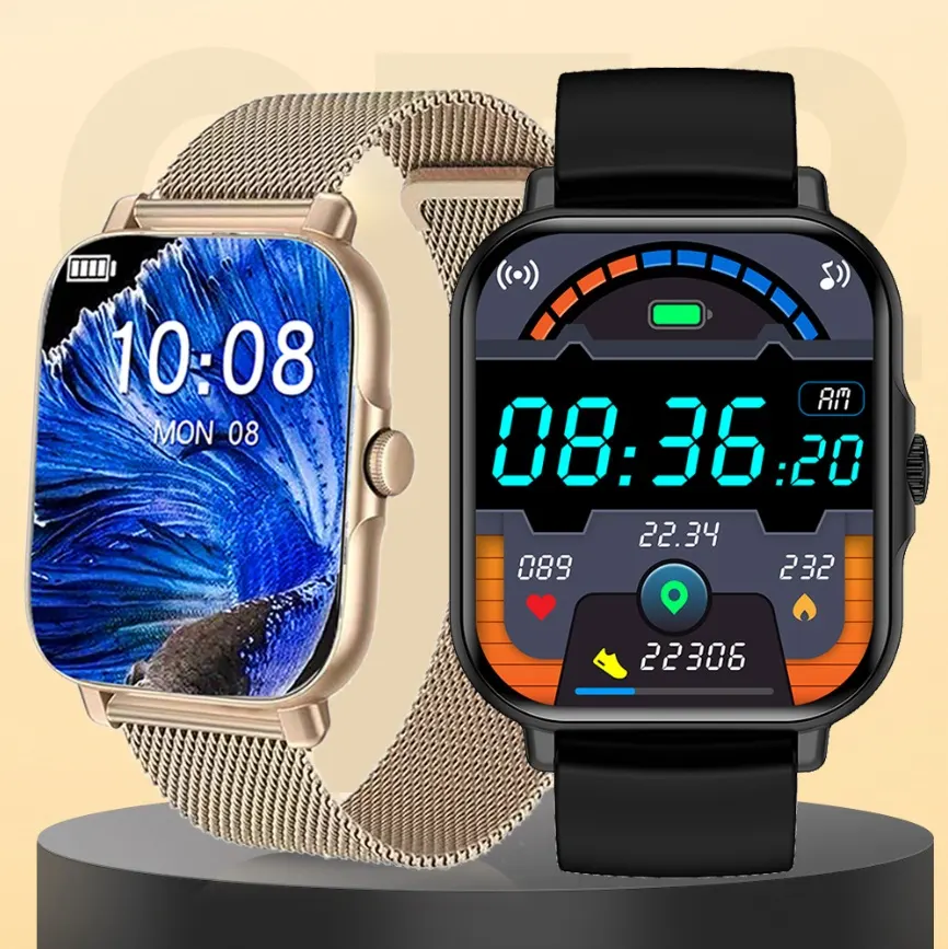 Bluetooth-compatible Calling Smart Watch Message Reminder Sports Heart Rate